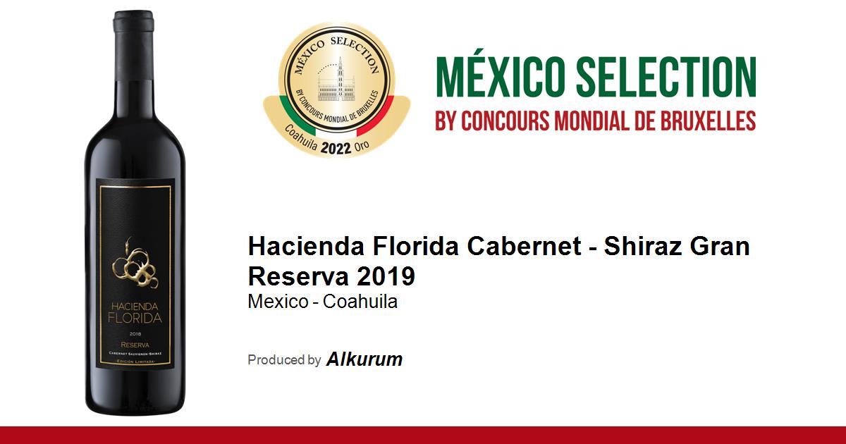 Hacienda Florida Cabernet - Shiraz Gran Reserva 2019 • Concours Mondial du  Sauvignon 2021