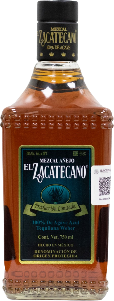 El Zacatecano Mezcal Añejo Produccion Limitada