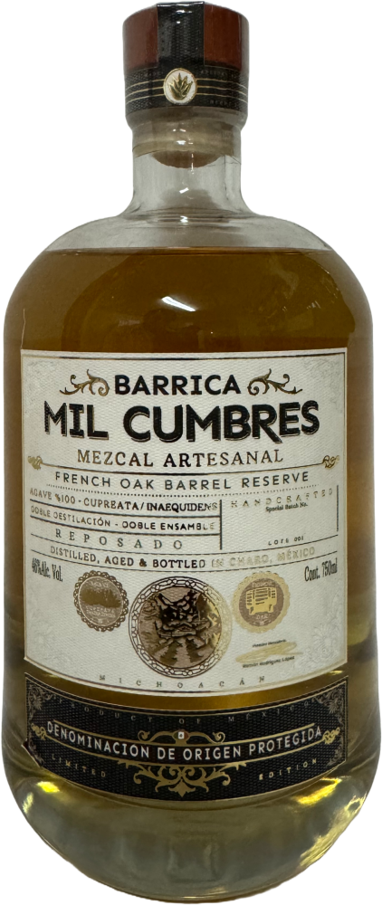 Barrica Mil Cumbres Mezcal Añejo Doble Ensamble 2024