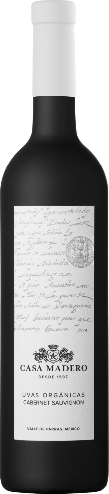 Casa Madero Cabernet Sauvignon de Uvas Orgánicas 2020