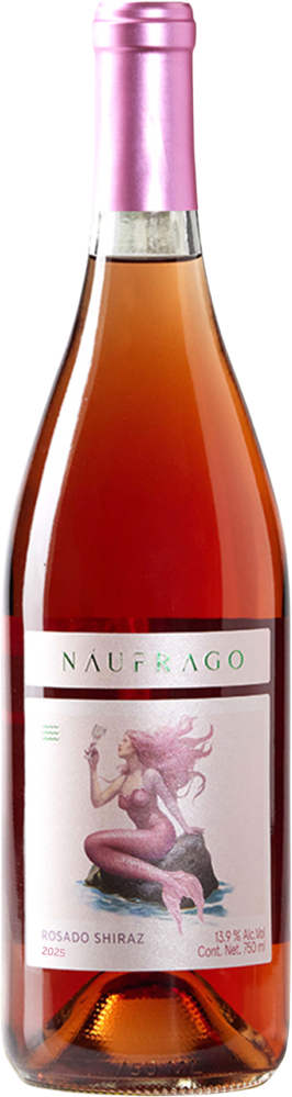 Casa Naúfrago Rosado Shiraz 2025