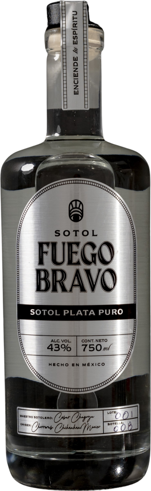 Sotol Fuego Bravo Plata Puro